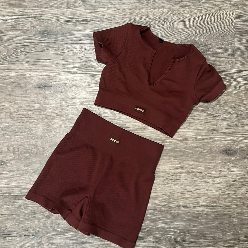 Bo+Tee short set